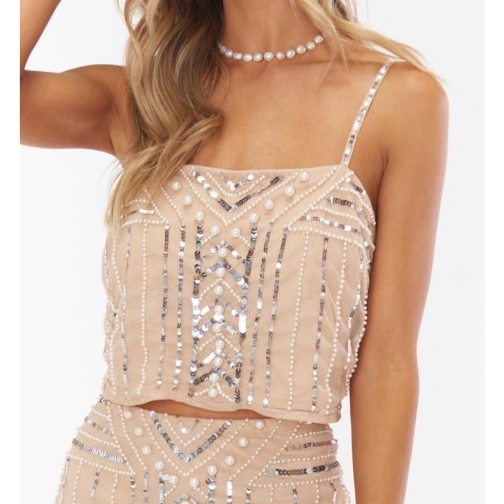 Show Me Your Mumu Pearly Sequin Top TAYLOR SWIFT ERAS